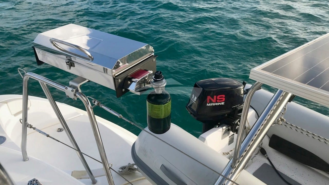 BBQing on the aft deck