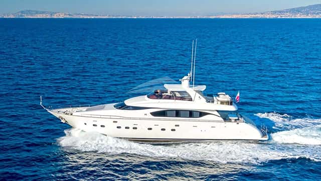 GEMINI 3 26m motor yacht for charter