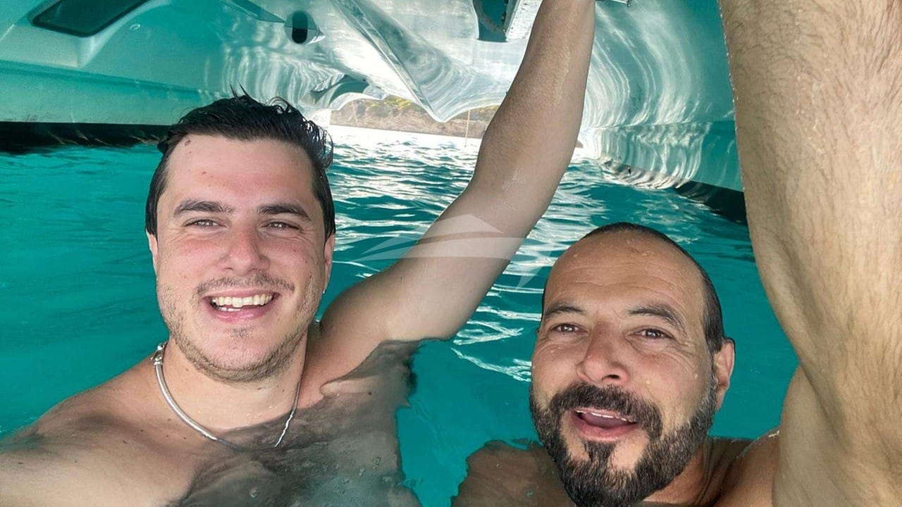 Taking a dip in the ocean !!