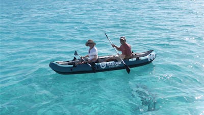 Guests enjoy kayaking