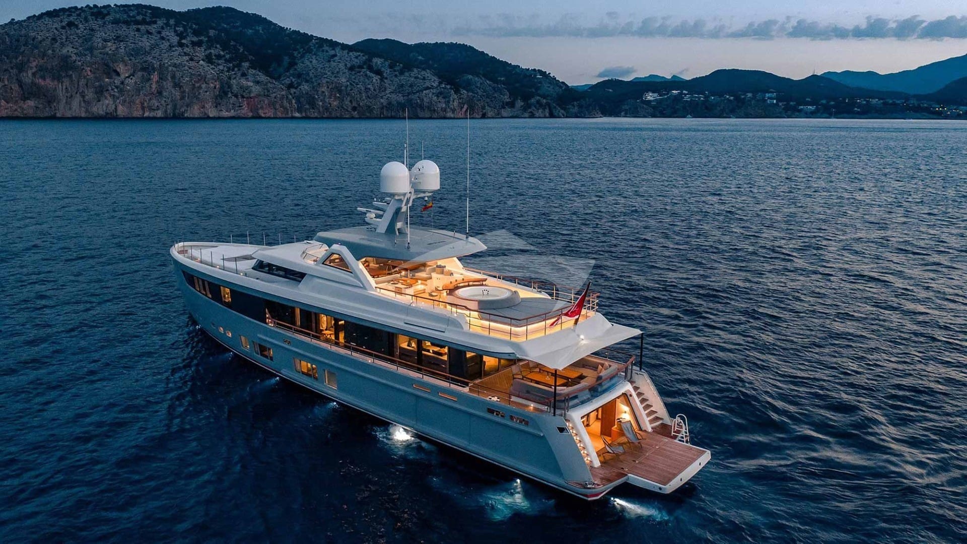 Aerial View at Night