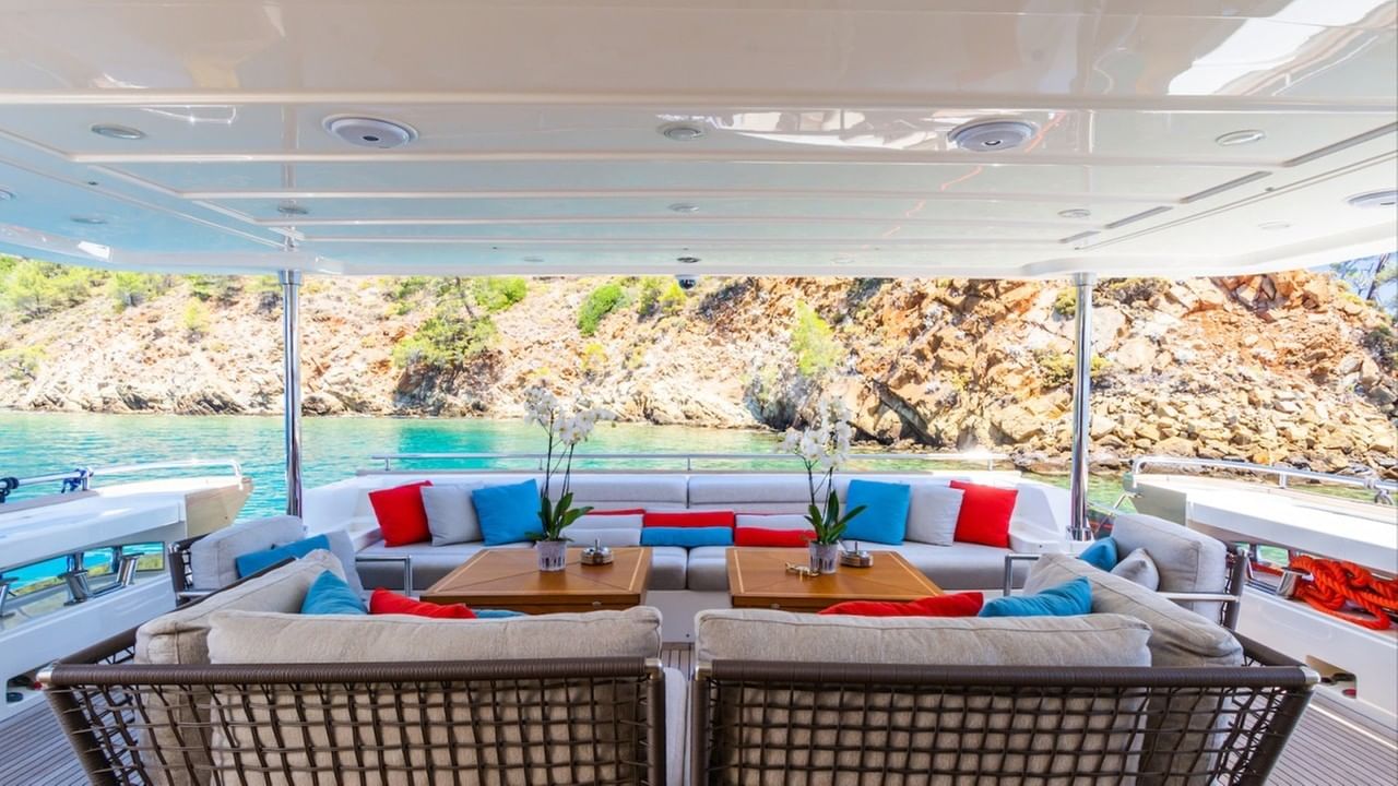 Main deck seating area