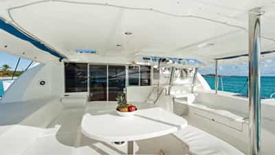 Spacious outdoor seating