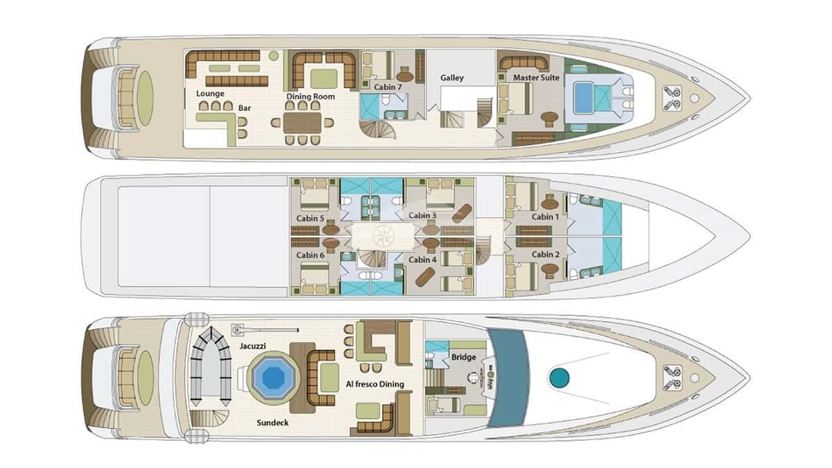 GRAND MAJESTIC deck layout