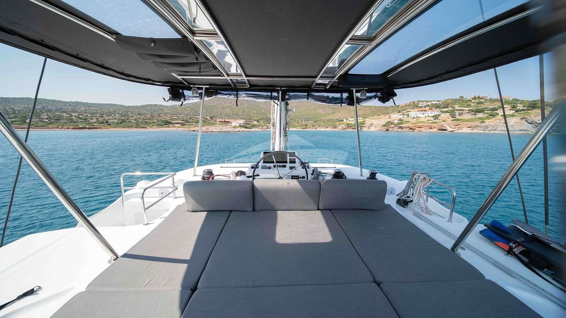 Fly bridge seating area