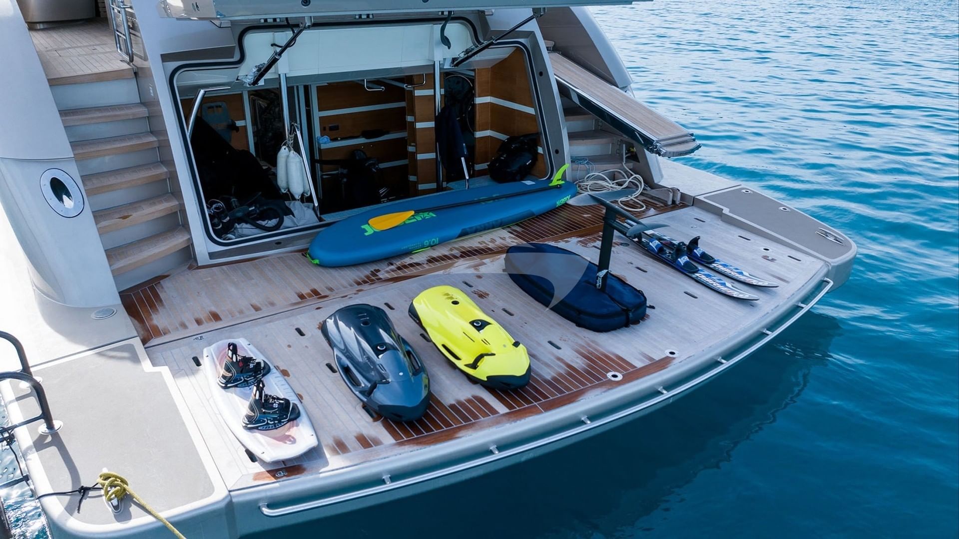 Swim Platform with Water Toys