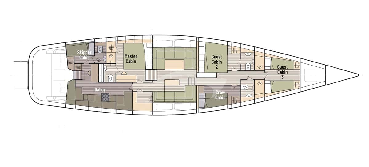 LA LOEVIE deck layout
