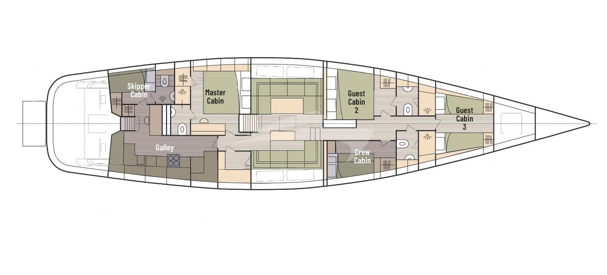 LA LOEVIE Deck Plan
