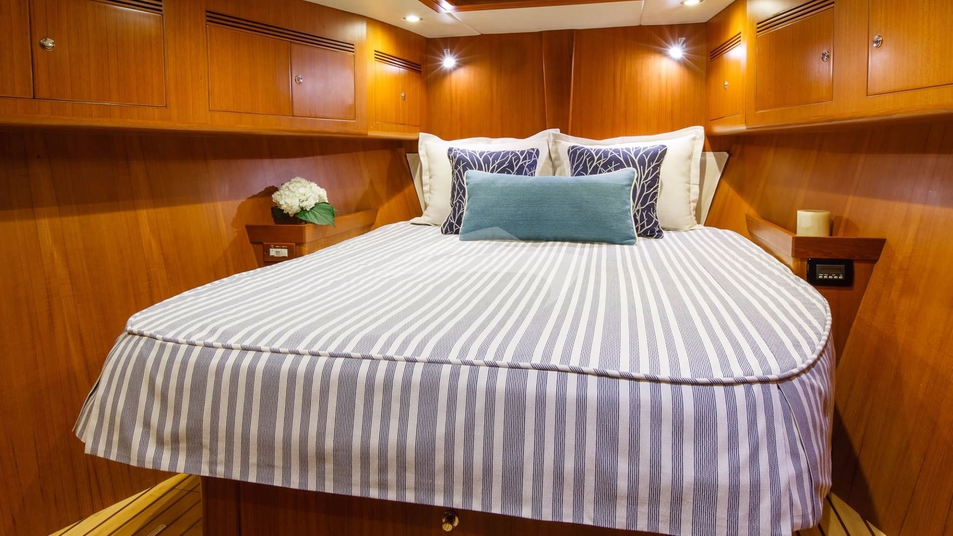 Forward queen VIP guest cabin Oct 2017