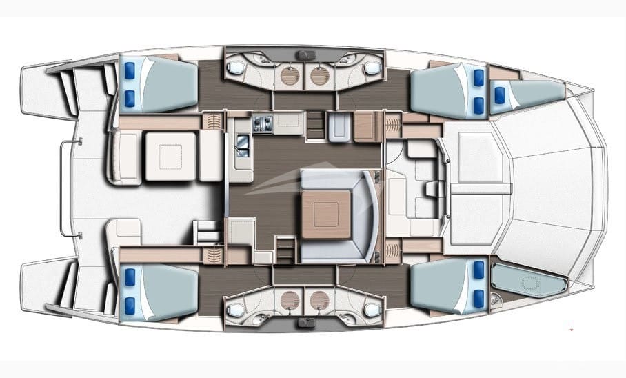 SOMEWHERE HOT Deck Plan