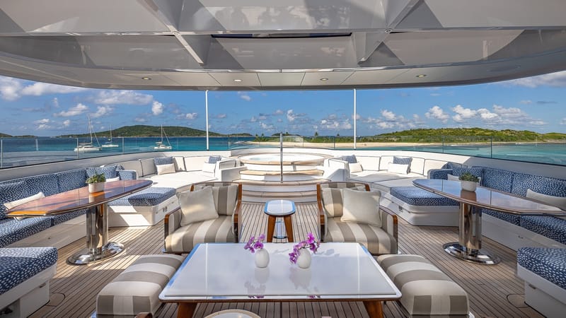 Rock.It Sun Deck looking forward