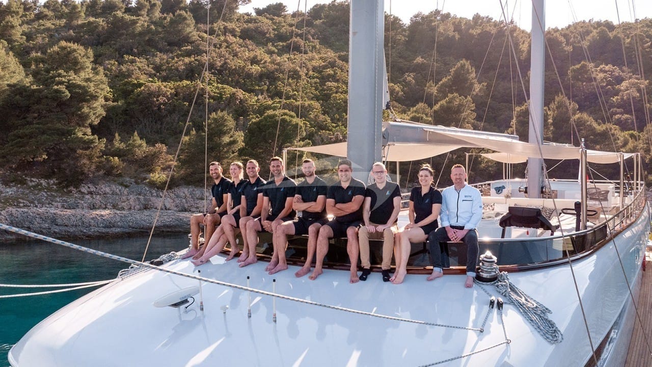 Luxury charter yacht crew for NOCTURNO