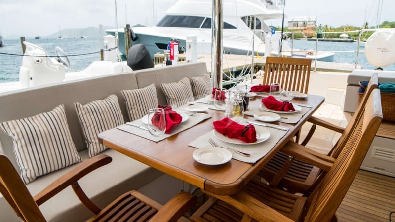 Aft deck