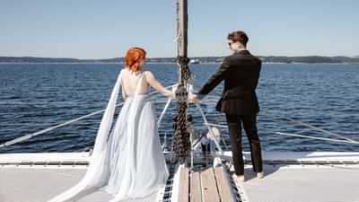 A Wedding celebrated aboard Tabula Rasa