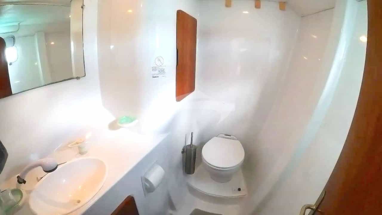 Bathroom Port side