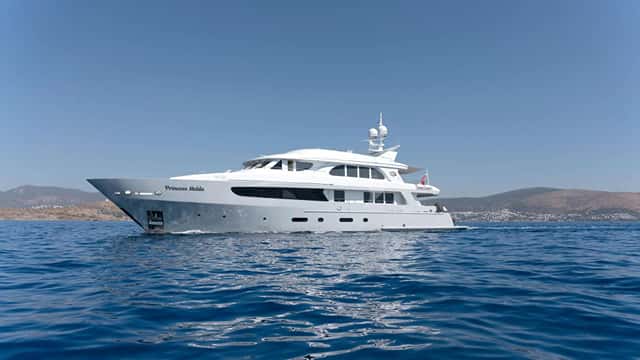 PRINCESS MELDA 39m motor yacht for charter