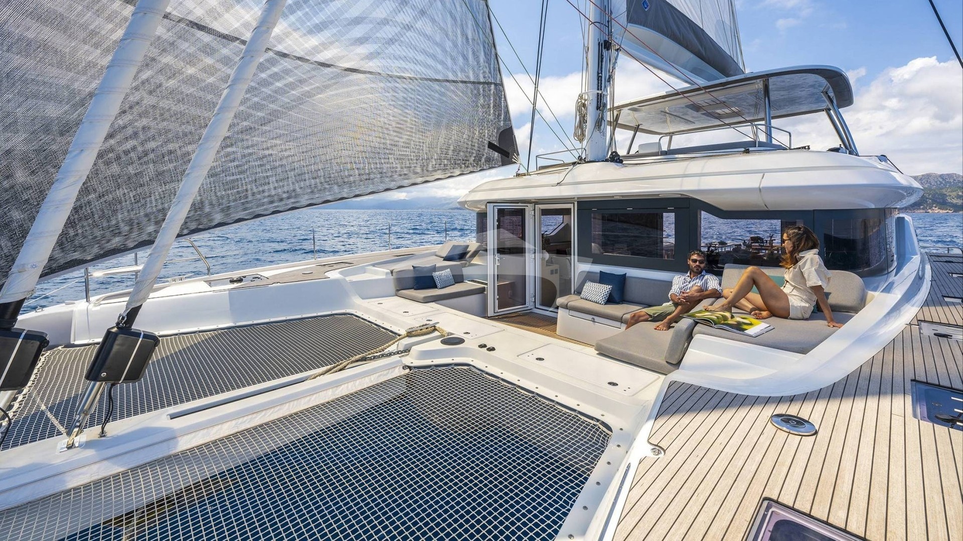 Relaxing on Deck