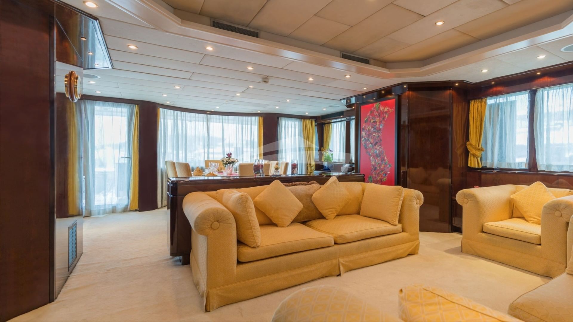 Salon Sofas Looking Aft