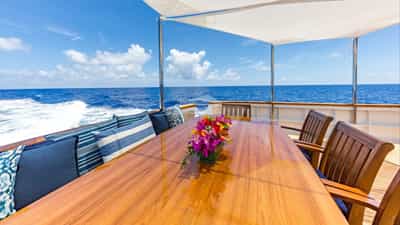 Alfresco dining area