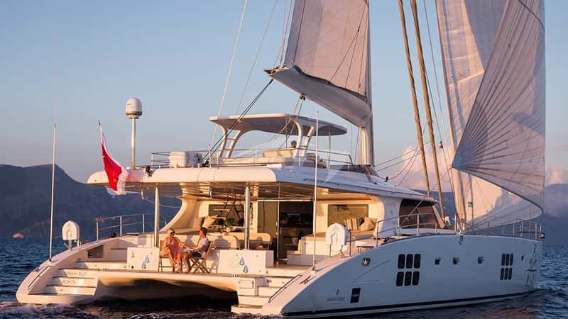 OMBRE BLU3 21m sailing yacht charter, photo 4