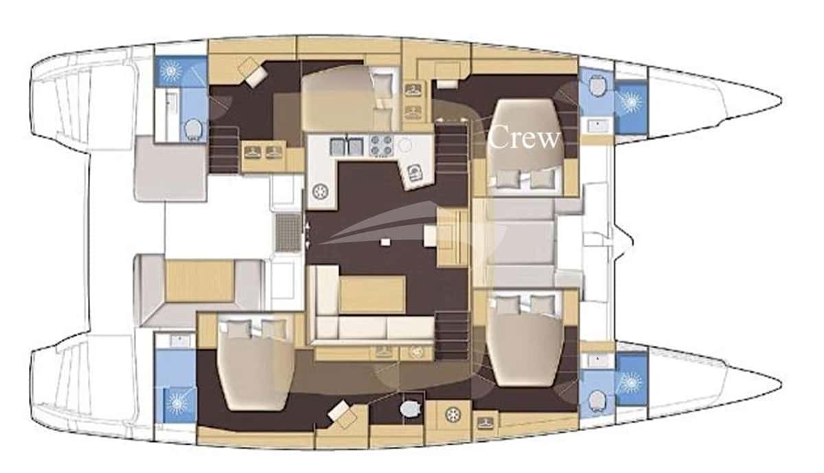 OUI CHERIE deck layout