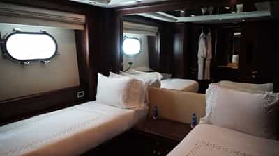 Lower deck - Starboard twin Stateroom