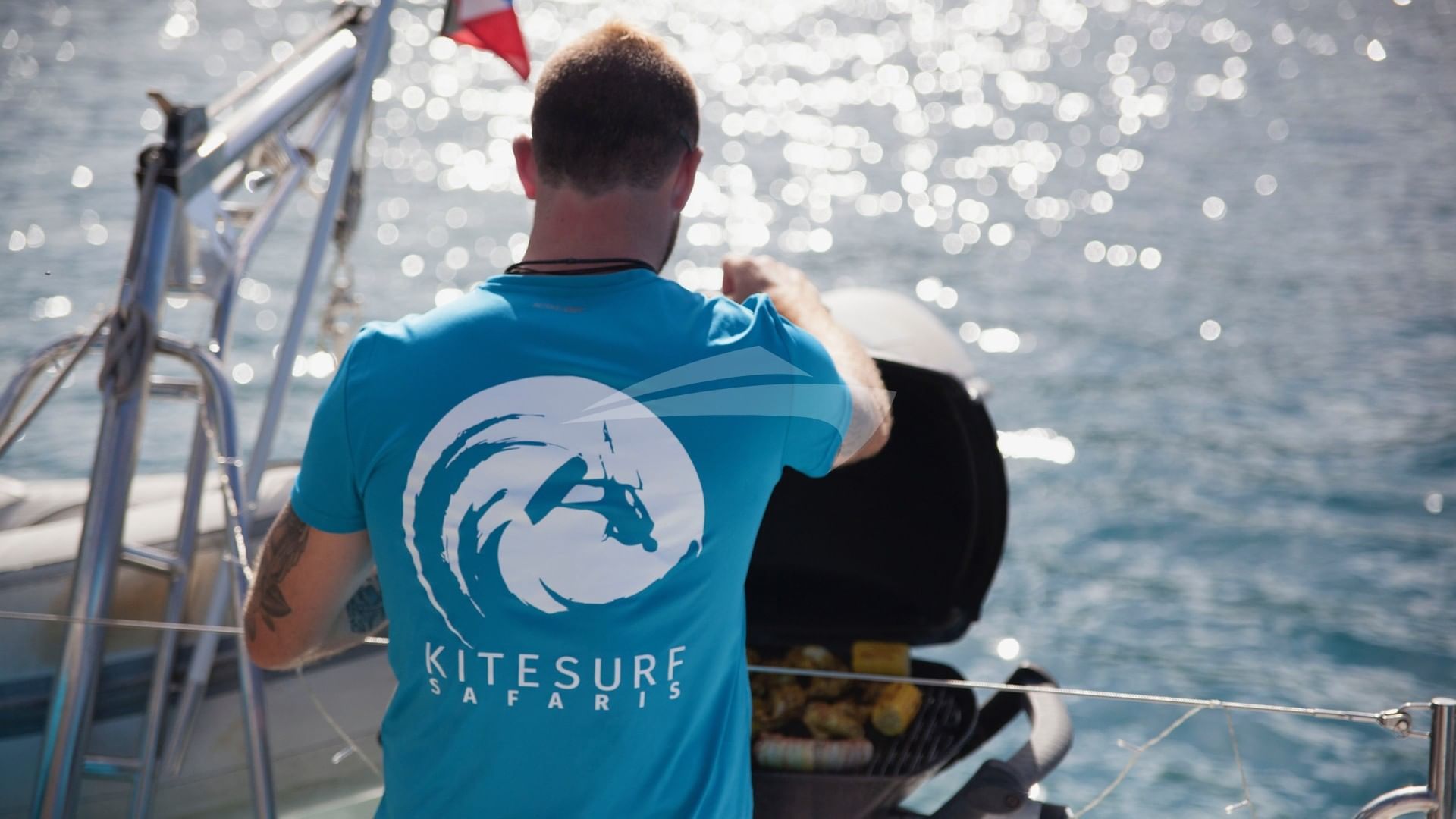 Steve manning the BBQ