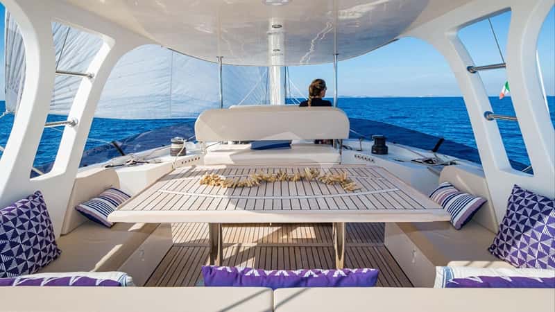 OMBRE BLU3 21m sailing yacht charter, photo 7