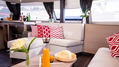 Charter Yacht VIENNA - chaise lounge in salon
