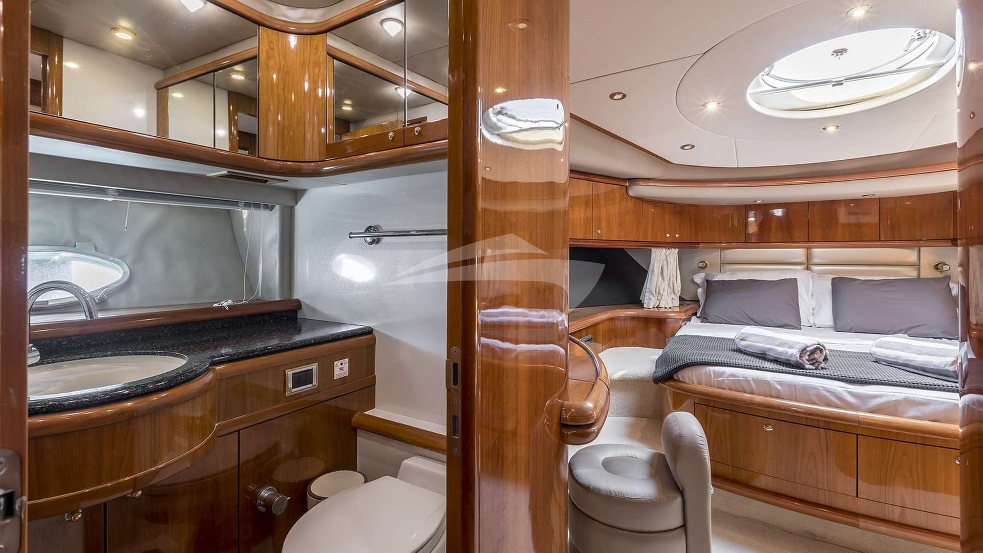 Guest Cabin and Bathroom