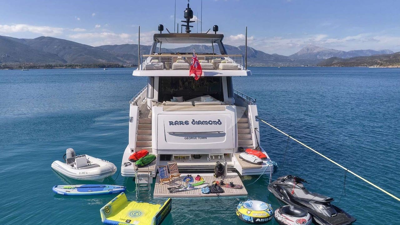 View of Aft and Water Toys