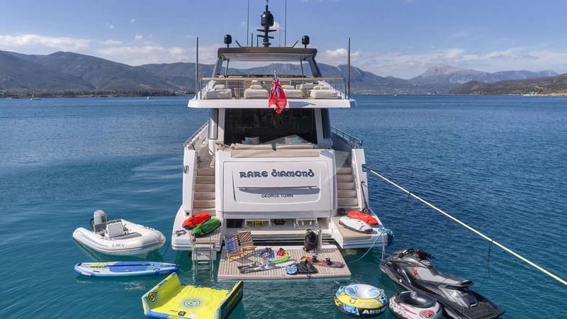 View of Aft and Water Toys