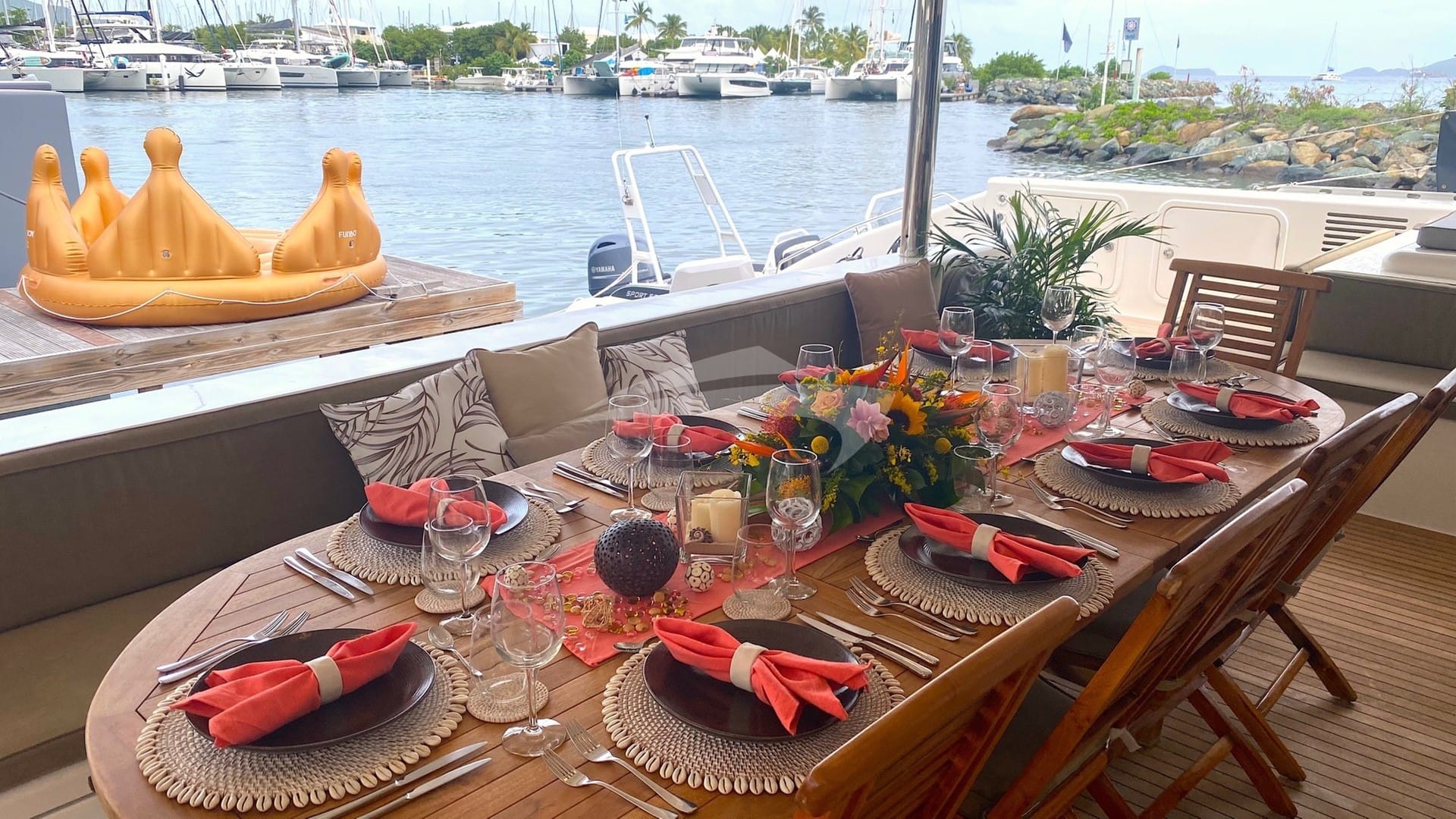 King's crown sun island in the background