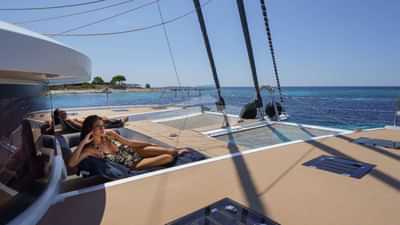 Chill out on the Foredeck