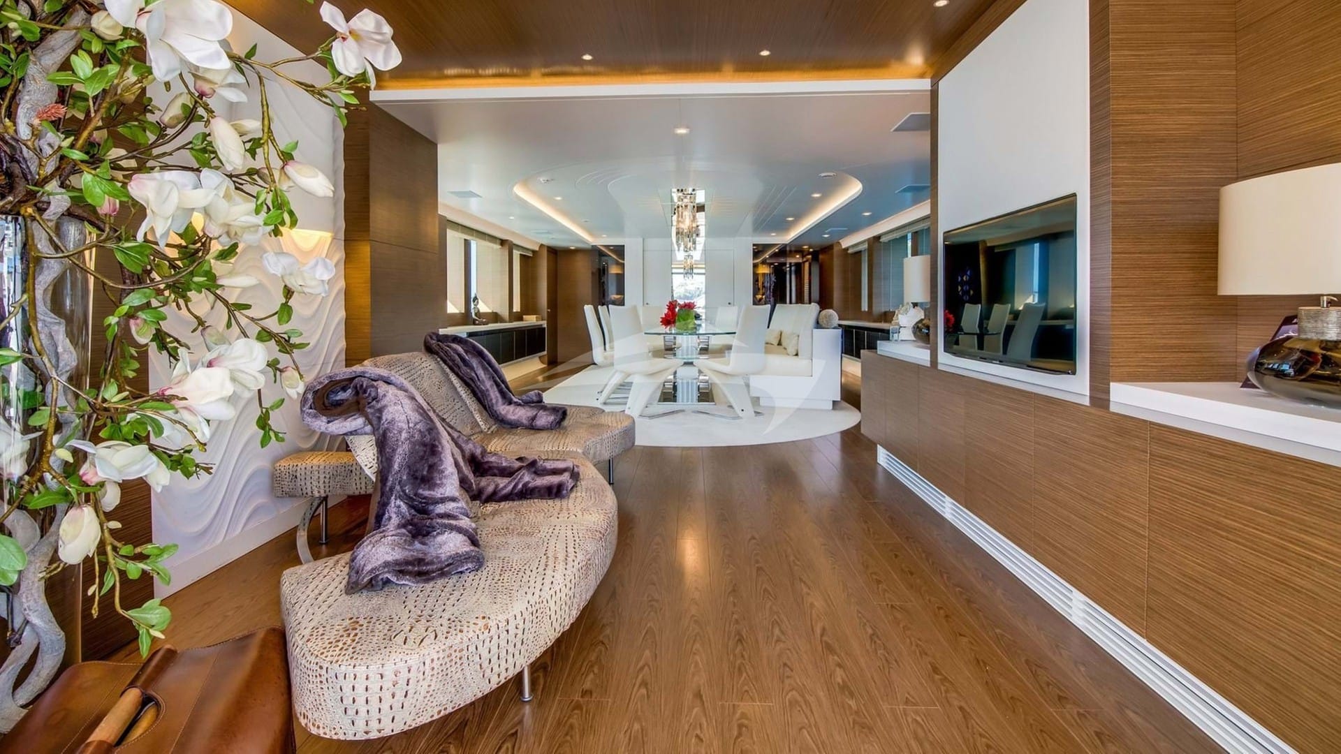 Main deck foyer and lounge