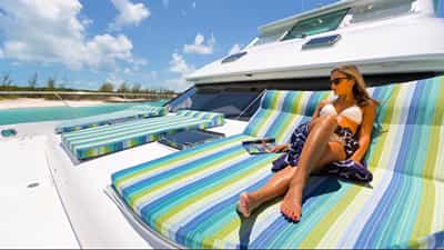 Foredeck loungers