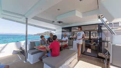 Cockpit dining area