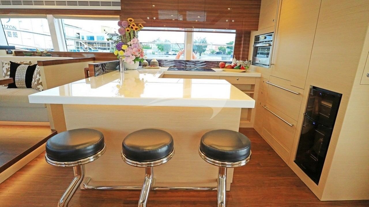 Galley seating on Eternity