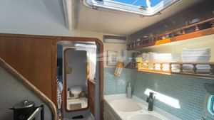 Galley with double sinks