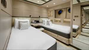 Port twin cabin