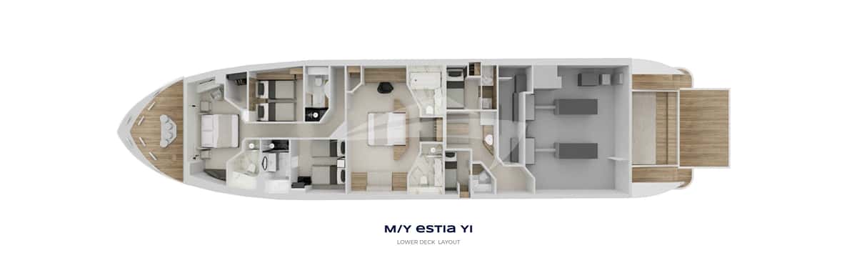 ESTIA ORION deck layout