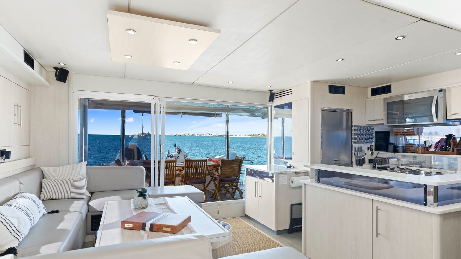 Saloon area looking aft