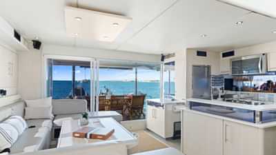 Saloon area looking aft