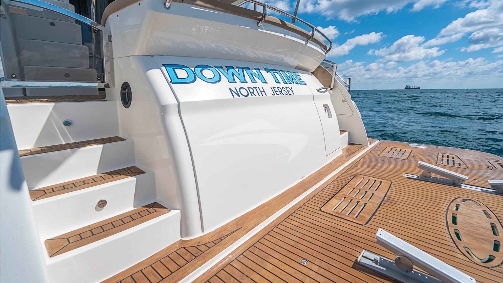 Swim platform with tender