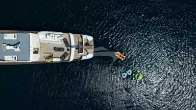 Aerial View with Water Toys