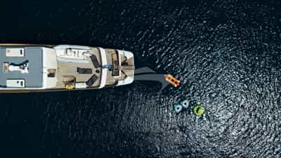 Aerial View with Water Toys