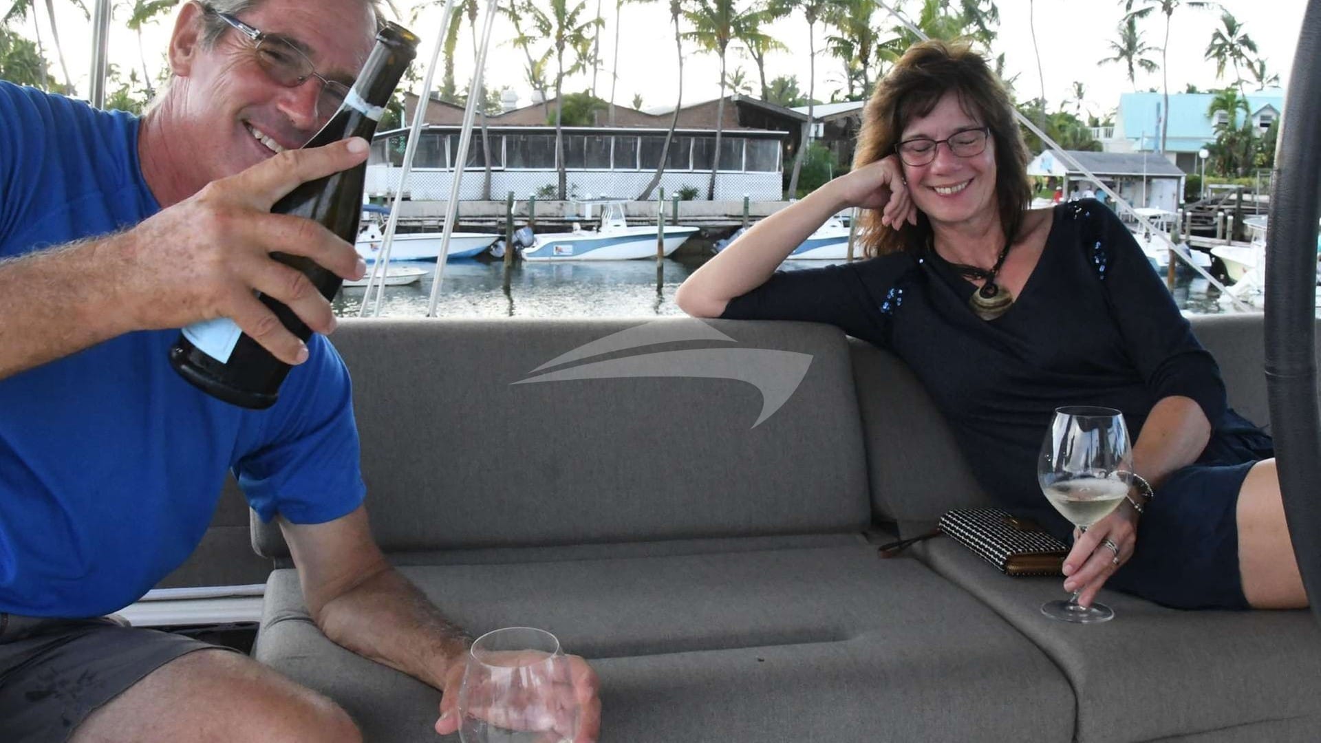 Sundowner on the Flybridge