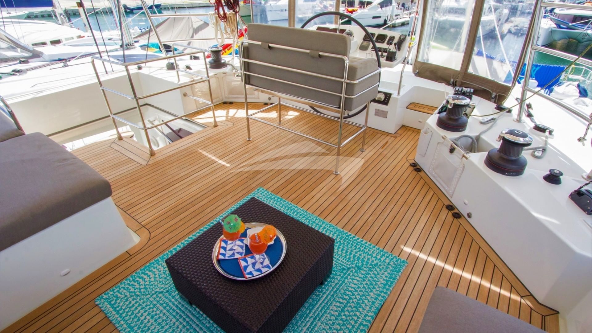 Astounding views from the flybridge