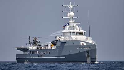 At anchor