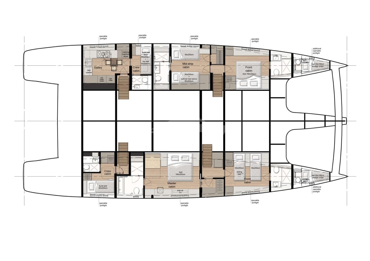 VIVA LA VIDA Deck Plan